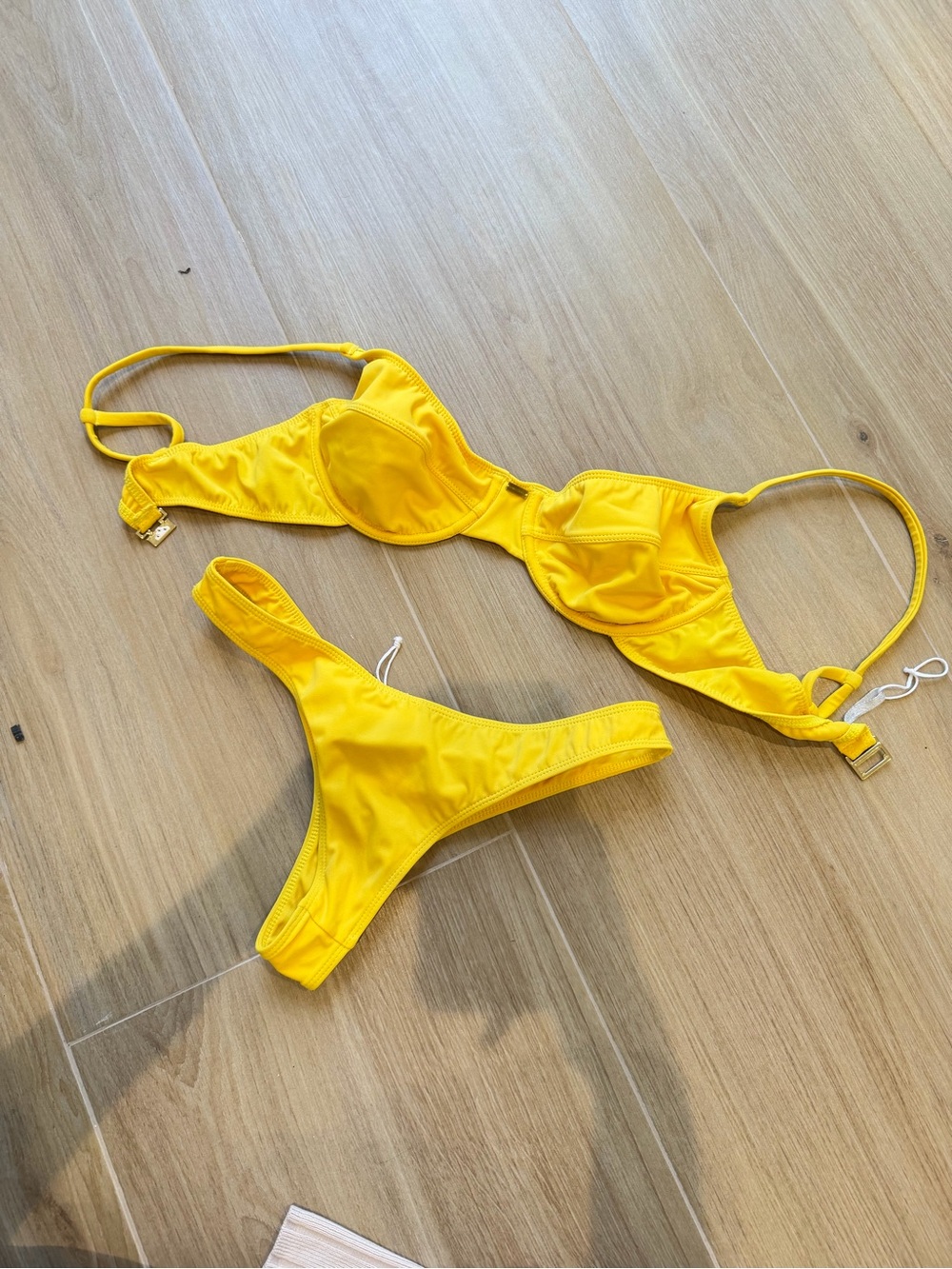 Gooseberry intimates Yellow Two-Piece Bikini Set